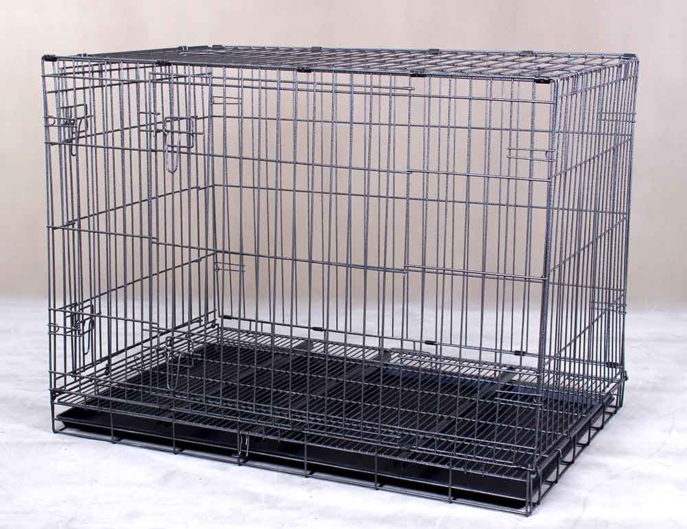 Collapsible Pet Cage D307 with 2 Doors