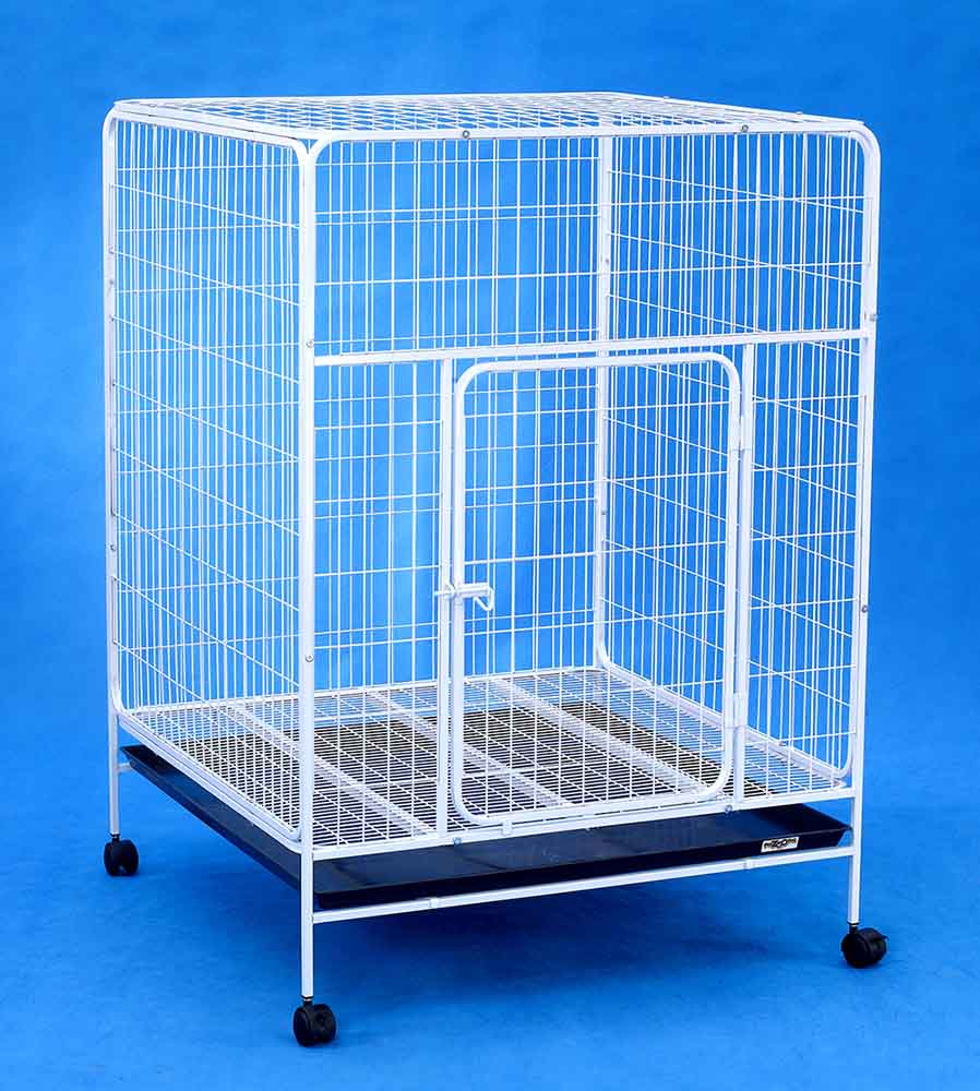 Steel Dog Cage D334 3ft x 3ft x 4ft