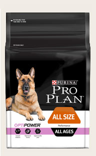 PURINA PROPLAN ADULT ALL SIZE PERFORMANCE WITH OPTIPOWER 12KG