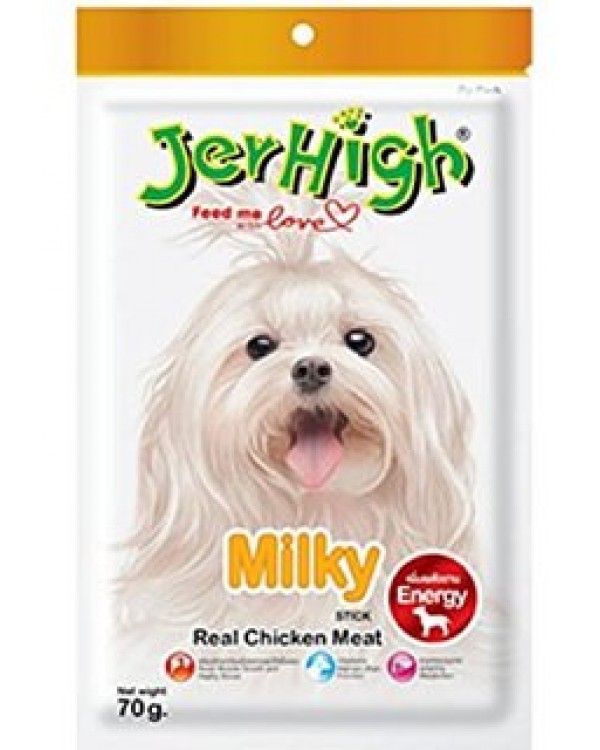 Jerhigh Milky Stick Premium Dog Treats 70g x 12 Packs